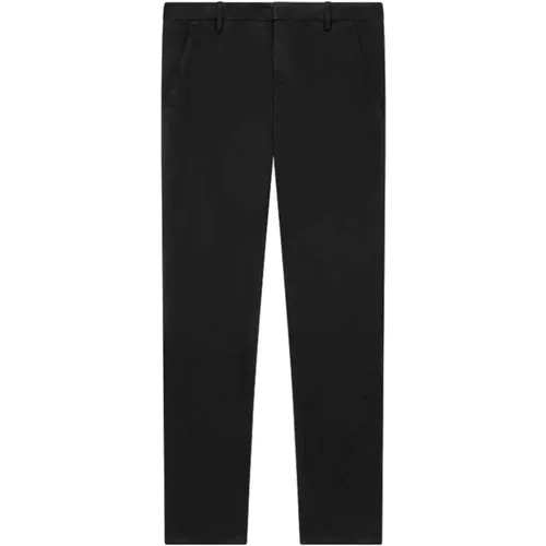 Gaubert Slim Chino Trousers , male, Sizes: W35 - Dondup - Modalova