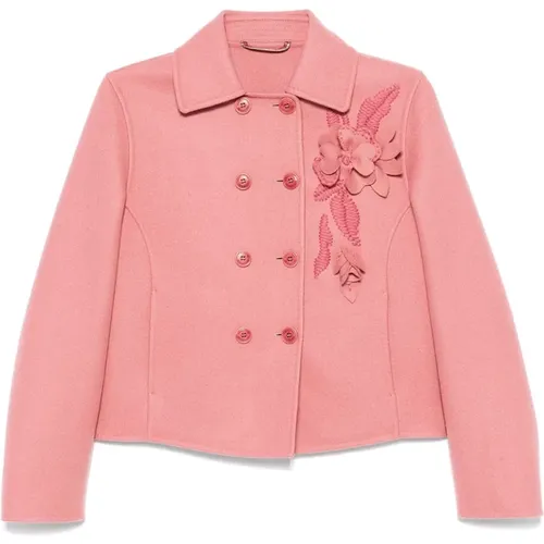 Stylish Jacket with Unique Design , female, Sizes: 2XS - Ermanno Scervino - Modalova