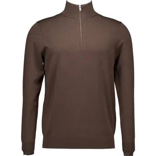 Brauner Pullover Modell Ppvj10013 - Profuomo - Modalova