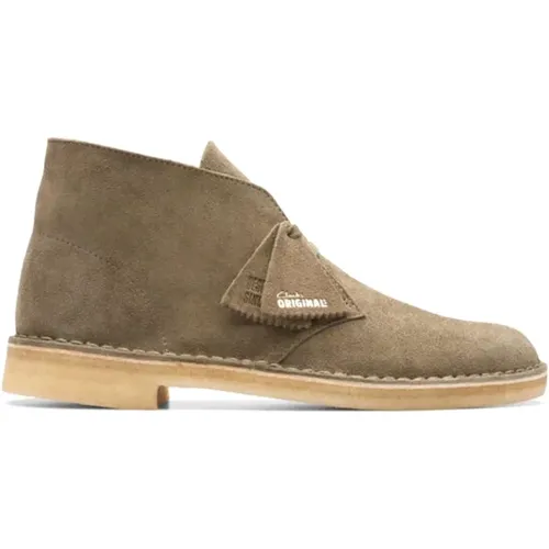 Desert Boot in Pale Khaki , male, Sizes: 7 1/2 UK - Clarks - Modalova