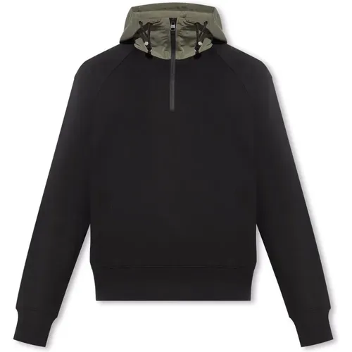 Hoodie with logo , male, Sizes: L - alexander mcqueen - Modalova