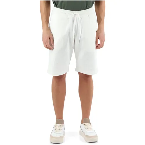 Cotton Bermuda shorts with logo embroidery , male, Sizes: M, S, L - Antony Morato - Modalova