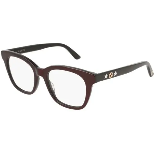 Stylish Eyeglasses Frame , unisex, Sizes: ONE SIZE - Gucci - Modalova