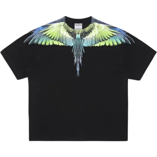 Icon Wings Basic T-Shirt , male, Sizes: S, XL, M, L, XS - Marcelo Burlon - Modalova