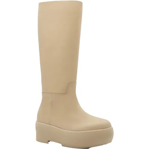 Gia 16 Chunky Sole Tubolar Boot , female, Sizes: 4 UK, 6 UK, 3 UK, 7 UK, 5 UK - Gia Borghini - Modalova