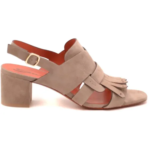 High Heel Sandals , female, Sizes: 4 UK - Santoni - Modalova