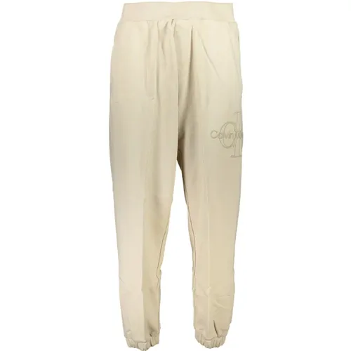 Embroidered Sports Trousers with Elastic Waist , male, Sizes: S, XL, L, M - Calvin Klein - Modalova