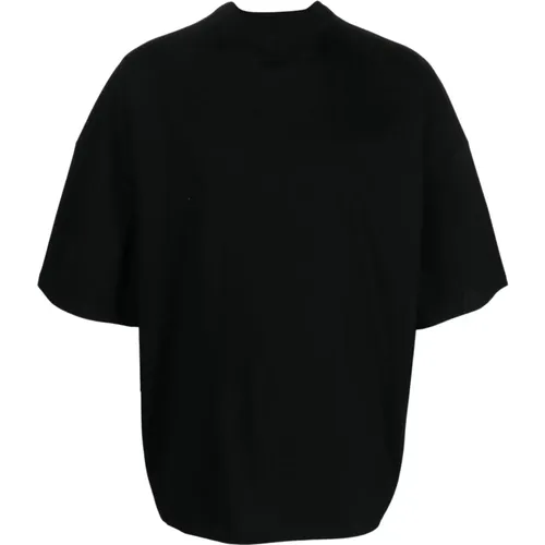 Cotton Round Neck T-Shirt , male, Sizes: L - Jil Sander - Modalova