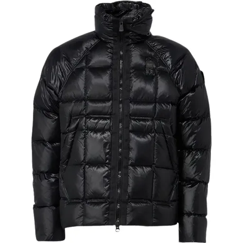 Schwarze Steppjacke Oakton Modell , Herren, Größe: 2XL - Blauer - Modalova