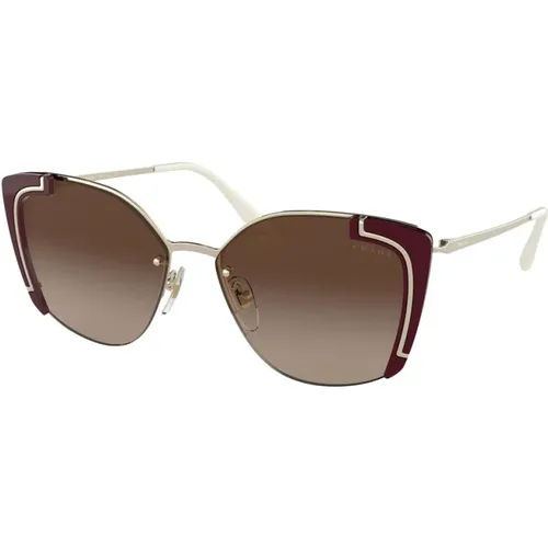 Stylish Aviator Sunglasses for Women , female, Sizes: 64 MM - Prada - Modalova