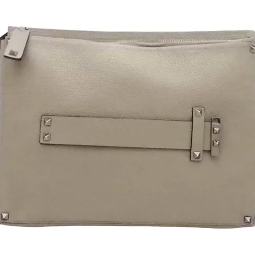 Pre-owned Leather clutches , female, Sizes: ONE SIZE - Valentino Vintage - Modalova