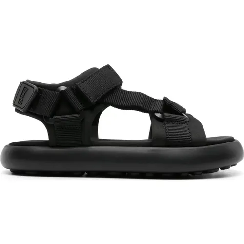 Schwarze flache Sandalen für Frauen , Damen, Größe: 36 EU - Camper - Modalova