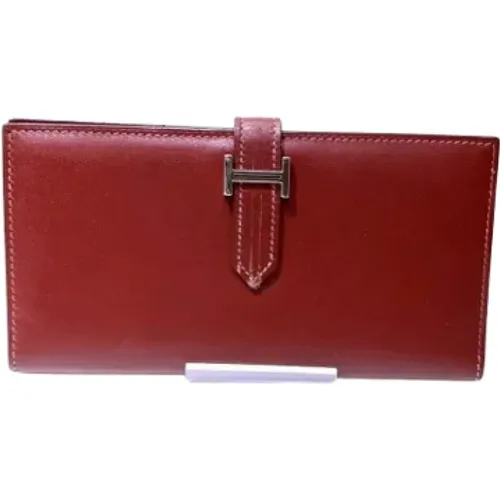 Pre-owned Leather wallets , female, Sizes: ONE SIZE - Hermès Vintage - Modalova