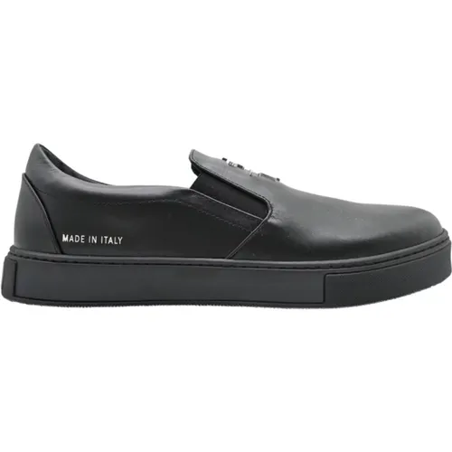 Schwarze Moccasin Sneakers , Herren, Größe: 45 EU - Philipp Plein - Modalova
