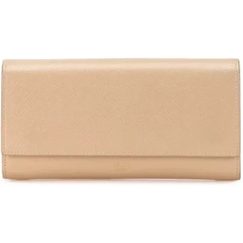 Pre-owned Leather wallets , female, Sizes: ONE SIZE - Celine Vintage - Modalova