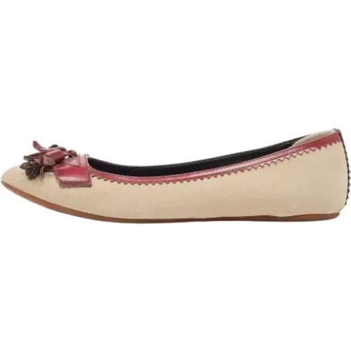 Pre-owned Fabric flats , female, Sizes: 5 1/2 UK - Burberry Vintage - Modalova