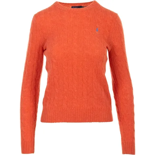 Korallroter Pullover Juliana , Damen, Größe: L - Ralph Lauren - Modalova