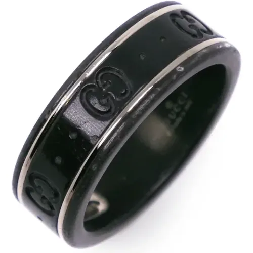 Pre-owned Metal rings , female, Sizes: ONE SIZE - Gucci Vintage - Modalova