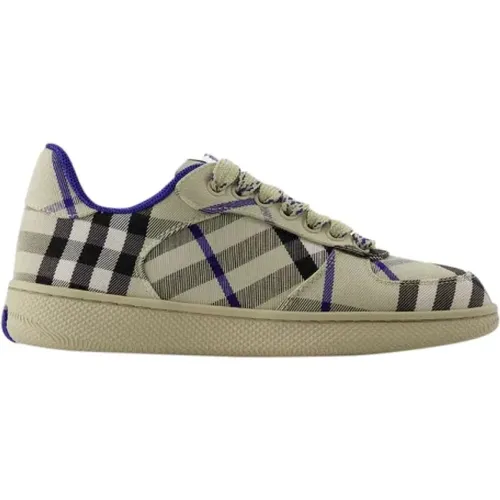 Pre-owned Fabric sneakers , female, Sizes: 3 UK - Burberry Vintage - Modalova