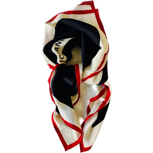 Pre-owned Silk scarves , female, Sizes: ONE SIZE - Chanel Vintage - Modalova