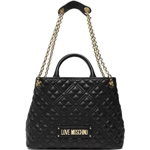 Polyurethane Handbag for Women , female, Sizes: ONE SIZE - Moschino - Modalova