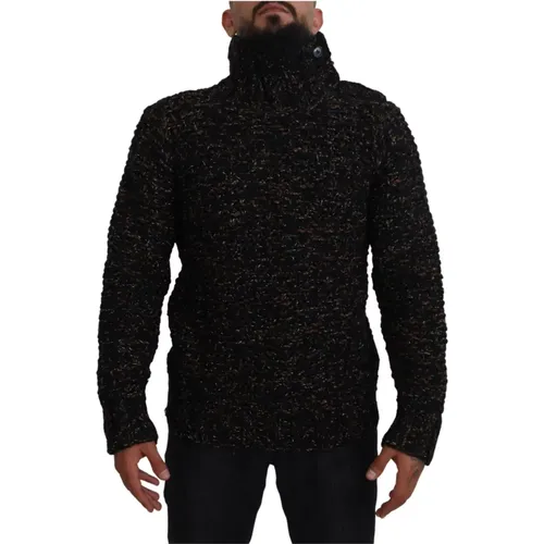 Eleganter Rollkragenpullover aus luxuriöser Wollmischung - Dolce & Gabbana - Modalova