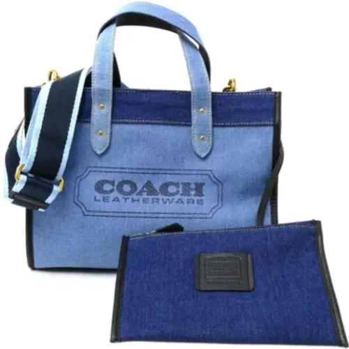 Pre-owned Denim totes , female, Sizes: ONE SIZE - Coach Pre-owned - Modalova