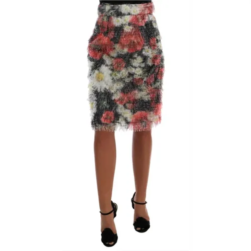 Midi Skirts , Damen, Größe: XS - Dolce & Gabbana - Modalova