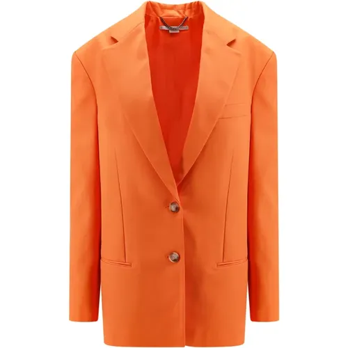 Single-Breasted Blazer , female, Sizes: XS, M, S - Stella Mccartney - Modalova