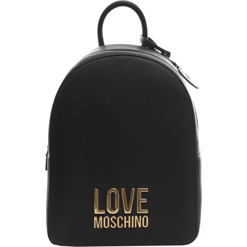 Synthetic Backpack for Women , female, Sizes: ONE SIZE - Love Moschino - Modalova