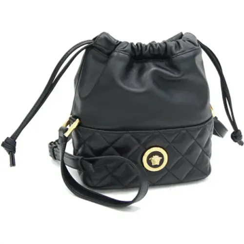 Pre-owned Leather shoulder-bags , female, Sizes: ONE SIZE - Versace Pre-owned - Modalova