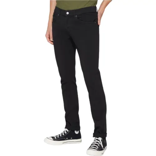 Skinny Fit Jeans with 4 Button Closure , male, Sizes: W34, W31, W32, W35 - Dondup - Modalova