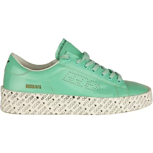 Mint Leather Rubber Sole Sneakers , female, Sizes: 6 UK - Golden Goose - Modalova