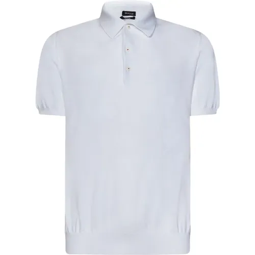 T-shirts and Polos with Three-Button Closure , male, Sizes: S, L - Kiton - Modalova
