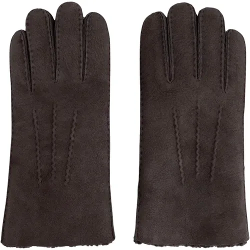 Sherling Handstitch Handschuhe , Damen, Größe: L - Hackett - Modalova