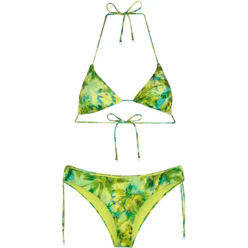 Bikini Triangolo E Slip Fisso Sundown , Damen, Größe: S - F**k - Modalova