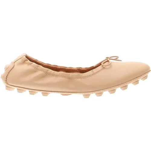 Leder Ballerina Bubble , Damen, Größe: 36 1/2 EU - TOD'S - Modalova