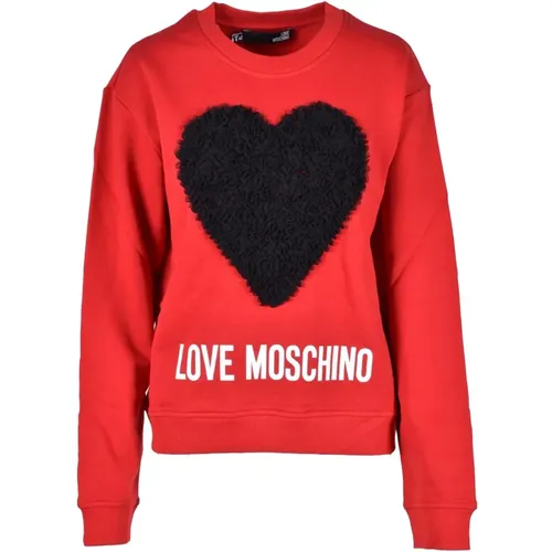 Baumwollstrickpullover , Damen, Größe: S - Love Moschino - Modalova