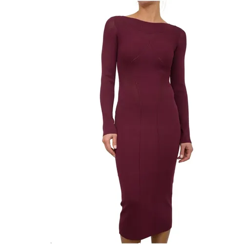 Bordeaux Kleid für Frauen - PATRIZIA PEPE - Modalova