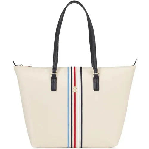 Poppy Tote Women's Bag Spring/Summer Collection , female, Sizes: ONE SIZE - Tommy Hilfiger - Modalova