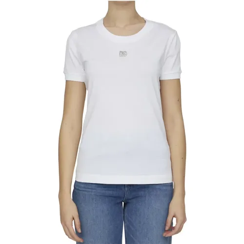 T-Shirt , Damen, Größe: XS - Dolce & Gabbana - Modalova