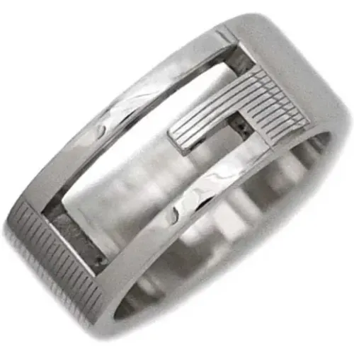 Pre-owned Silver rings , female, Sizes: ONE SIZE - Gucci Vintage - Modalova