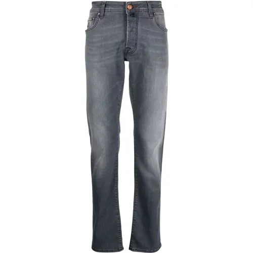 Sophisticated Slim-fit Jeans , male, Sizes: W29 - Jacob Cohën - Modalova