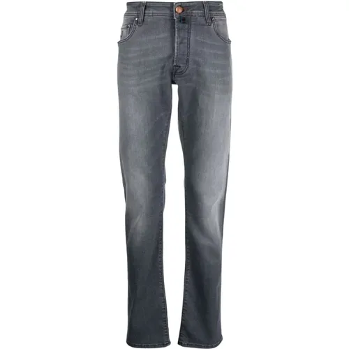 Sophisticated Slim-fit Jeans , male, Sizes: W35 - Jacob Cohën - Modalova