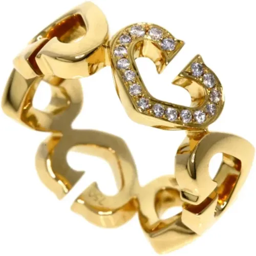 Pre-owned Gold rings , female, Sizes: ONE SIZE - Cartier Vintage - Modalova