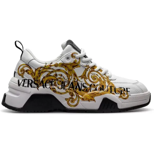 Herren-Sneaker 73Ya3Sf6 Zp163 G03 Weiß - Versace Jeans Couture - Modalova