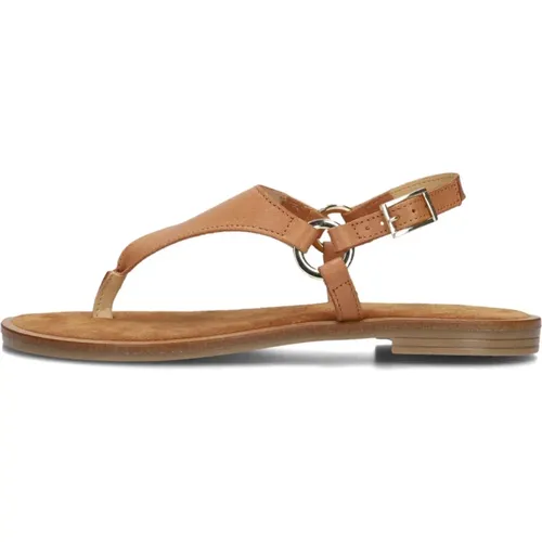 Flat Sandalen , Damen, Größe: 36 EU - Notre-v - Modalova