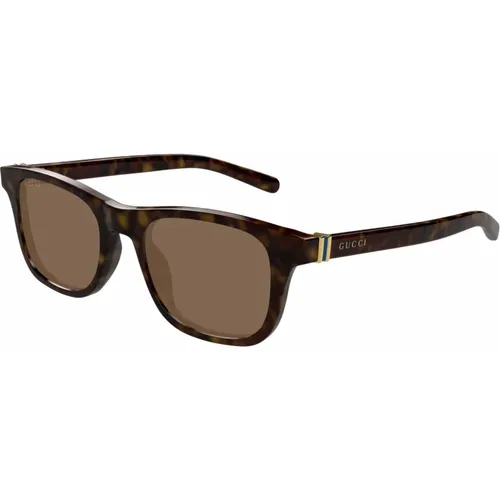 Stilvolle Sonnenbrille in Schwarz , Herren, Größe: 51 MM - Gucci - Modalova