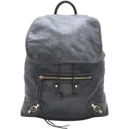 Pre-owned Leather backpacks , male, Sizes: ONE SIZE - Balenciaga Vintage - Modalova