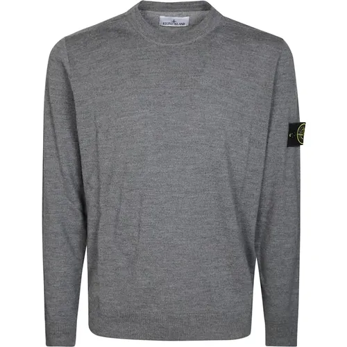 Merino Wool Neck Sweater , male, Sizes: S - Stone Island - Modalova